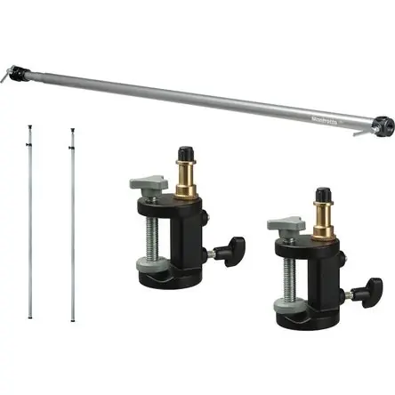 Must-Have Sistema de Soporte de Fondo Manfrotto con Barra Cruzada Ajustable de 108