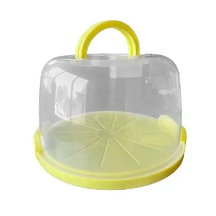 Porta Torta Frutas Comida Con Sujetadores Grande Amarillo Offerta Speciale