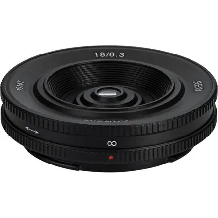 Lente 7artisans Photoelectric 18mm f/6.3 Mark II (Micro Cuatro Tercios) - Diseño Pancake, Enfoque Ma Edizione Limitata