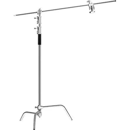 Economico Soporte C-Stand de Acero Inoxidable DigitalFoto Solution Limited con Brazo Extensible (10.8') - Capa