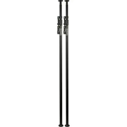 Sistema de Soporte Impact Deluxe Varipole - Negro (Par) con Polos de Soporte para Luces y Accesorios Offerta
