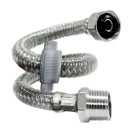 Miglior Prezzo Tubo de Abasto Aluminio Metusa Reforzado PVC 1/2''x1/2''x40cm Plata