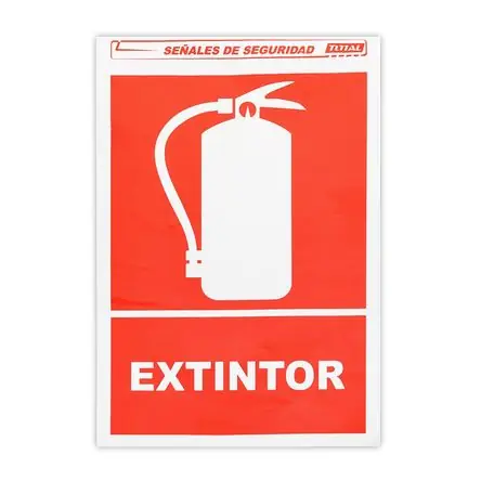 A Buon Prezzo Señal de Papel Adhesivo Extintor 20x30cm