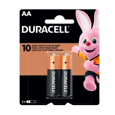 Pilas Duracell AA X 2 Fuente de Alimentación Portátil para Dispositivos Electrónicos Offerta Speciale