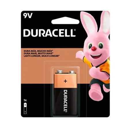 Pilas Duracell 9V Zinc/Carbón Negro Prezzo Basso