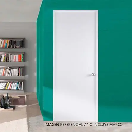 Offerta Puerta hdf lisa blanca Alina 40x85x2.07 Dimfer