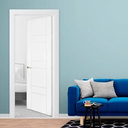 COMBO Dimfer Puerta Decor 40mm 75x207cm + Marco Pino Blanco Affare