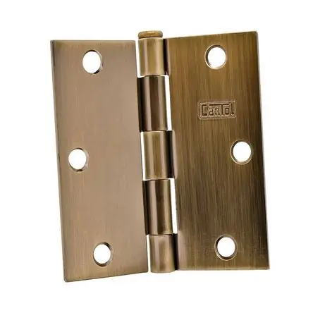 Bisagra cap 3x3 Br antiguo 3 unidades Cantol Promozione
