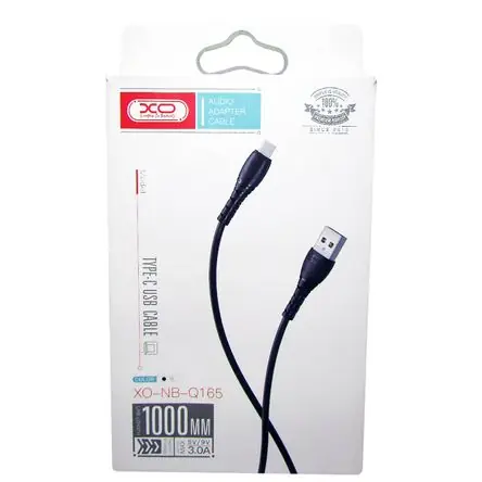 Premium Cable Usb Tipo C 3.0 XO Negro