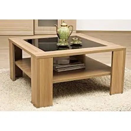 Mesa de Centro Lousiana Mealmine Marrón Claro Professionale