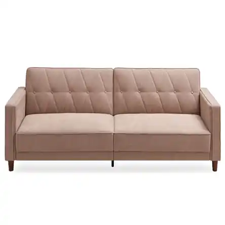 Sofá Sparkle 3 Cuerpos Alto Hogar Rosado Autentico