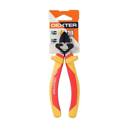 Alicate de Corte Diagonal Dexter 160mm Amarillo Originale