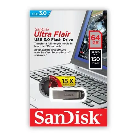 USB Cruzer Ultra Flair 64GB SDCZ73-064G-G46 Popolare