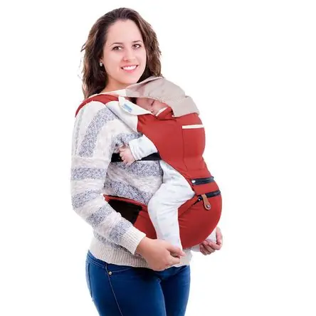 Offerta Canguro Portabebe Baby Hip C. Rojo