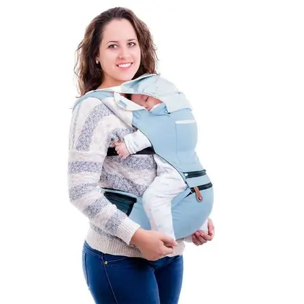 Edizione Limitata Canguro Portabebe Baby Hip C. Celeste