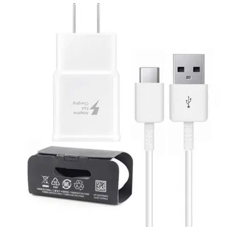Cargador Samsung 15W para Galaxy A20 A30 A50 Fast Charger 5V 2.0A Tipo-C Blanco Soddisfatti O Rimborsati
