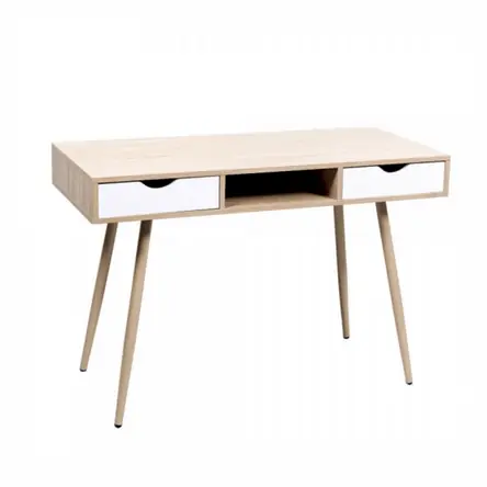Escritorio Vintage Luna 3 Cajones Color Duna VENTITAS HOME Reso Gratuito