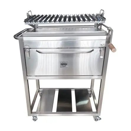 Popolare Parrilla con Caja China La Carbonera Grill Bróker 200 Full Acero Inoxidable 201