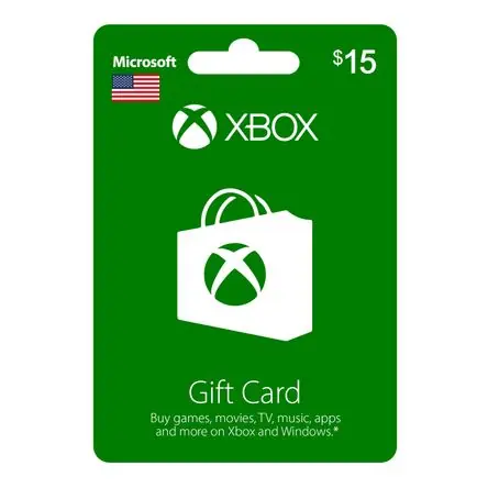Must-Have GIft Card Xbox One $ 15