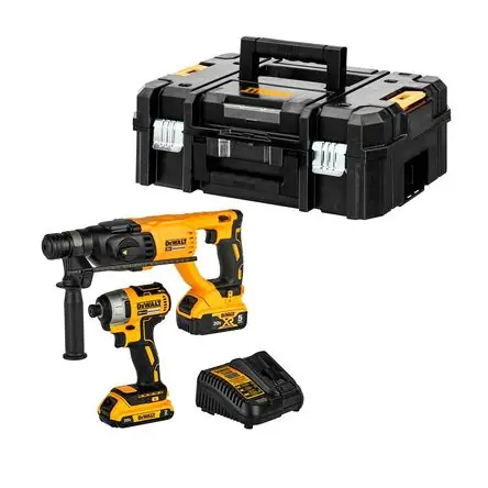 Garanzia Inclusa Rotomartillo SDS Plus 20V + Atornillador de Impacto 1/4