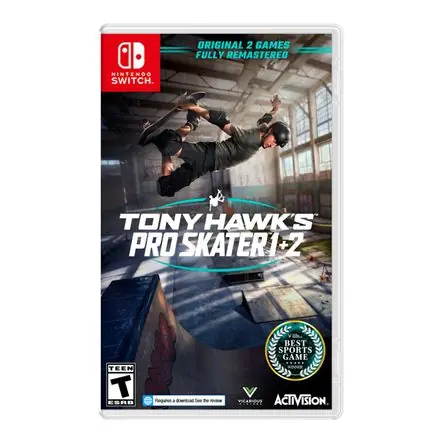 Videojuego Tony Hawks Pro Skater 1+2 Nintendo Switch Latam Quantità Limitata