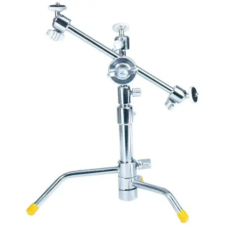 Soporte C-Stand Mini Pocket DigitalFoto Solution Limited con Tres Cabezas Esféricas - Diseño Compact Occasione Imperdibile