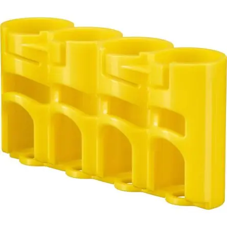 Soporte de Baterías STORACELL SlimLine CR123 (Amarillo) - Almacena 4 Baterías CR123, Dispensación co Ultimissimo Modello