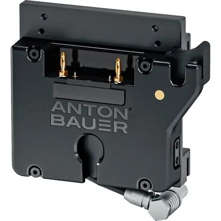 Prezzo Conveniente Soporte de Batería Micro Anton/Bauer para RED KOMODO (Micro Gold Mount) - Montaje Directo, Alimentac