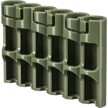 Prezzo Scontato Soporte de Baterías STORACELL SlimLine para 6 Baterías AAA (Verde Militar) - Dispensación con una Ma