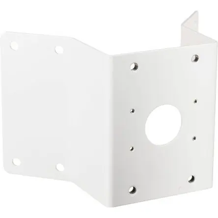 Soporte de Esquina Hanwha Vision SBP-300KMW1 (Blanco) - Compatible con Montajes SBP-300WMW y SBP-300 Consegna Rapida