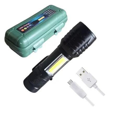 Offerta Del Giorno Linterna Tactica USB Recargable Portatil