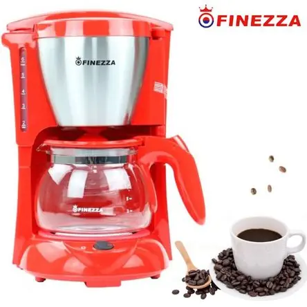 Pagamento Sicuro Cafetera Finezza CK-674F-R Rojo