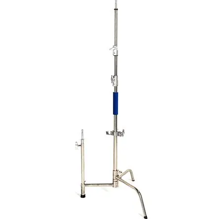 Soporte C-Stand Savage con Base Tortuga Kit (Acero Inoxidable 9.5') - Capacidad de Carga 25 lb, Altu Bestseller