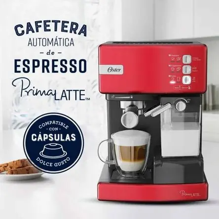 In Voga Cafetera Expresso PrimaLatte BVSTEM6603R