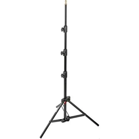 Occasione Soporte Manfrotto Alu Mini Compact con Amortiguación de Aire (Negro, 7') - 4 Secciones, 3 Elevadores