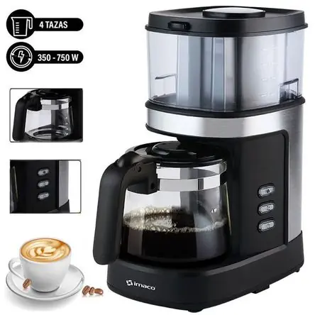 Cafetera Con Moledor de Café ICMG4070 750W Miglior Prezzo