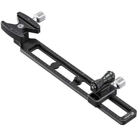 Autentico Soporte de Lente de Doble Pivot Leofoto con QR Arca-Tipo (11.6