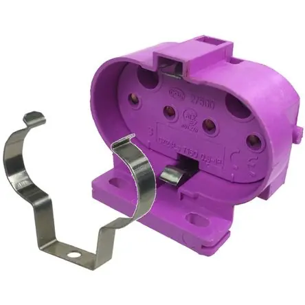 Acquista Ora Soporte de Lámpara Resistente a UV ALZO 2G11 con Abrazadera de Resorte (Paquete de 8) - Compatible c