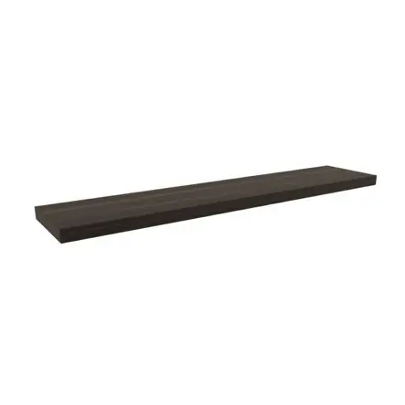 Repisa Flotante Wall Melamina 3.8x120x25cm Habano Tuhome Nuova Collezione