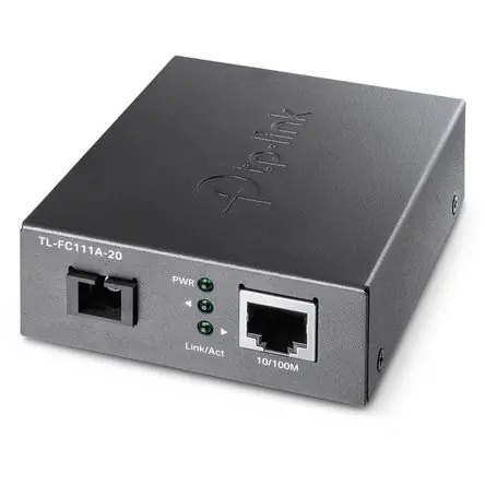 TP-Link TL-FC111A-20 Convertidor de Medios WDM 100 Mb/s con 1 Puerto de Fibra SC y 1 Puerto RJ45, Al Novità