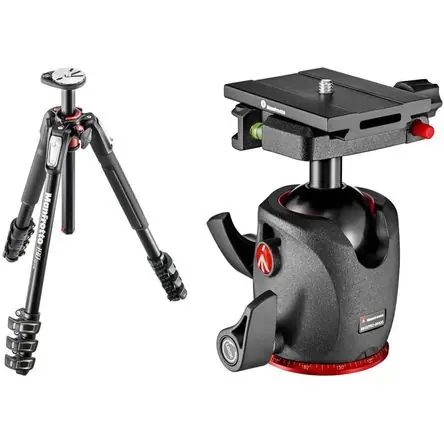 Promo Stagionale Trípode de Aluminio Manfrotto MT190XPRO4 con Cabezal de Bola XPRO y Sistema de Liberación Rápida Top