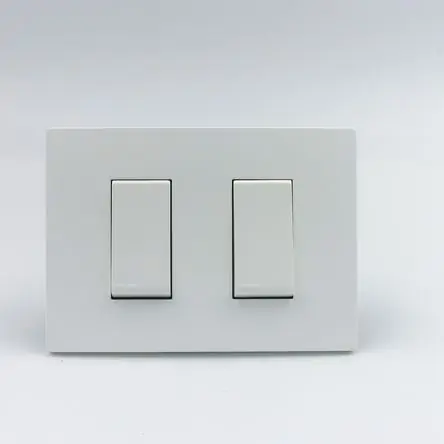 Interruptr Doble (1 Simple + 1 Conmtdr 3 Vias) Sinthesi S33 Placa Blanca Mate Y Dados S22 Blanco Soddisfatti O Rimborsati