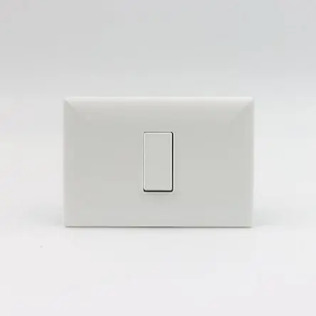 Pulsador Para Timbre Simple Sinthesi S17 Placa Blanca Y Dado Blanco Offerta Limitata