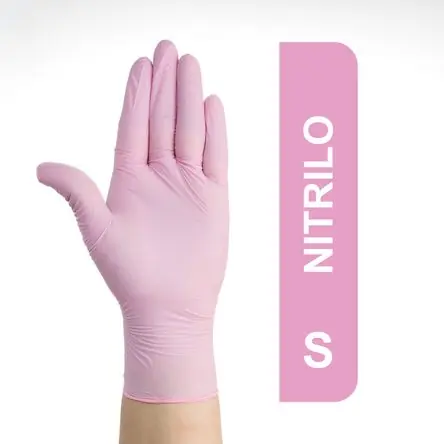 Pagamento Sicuro Guantes De Nitrilo Descartables Rosados Talla S Caja 100 Und