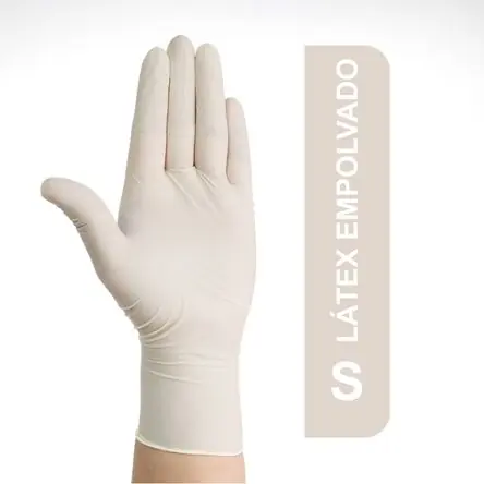 Sconto Guantes De Látex Empolvados Blancos Talla S Caja 100 Und