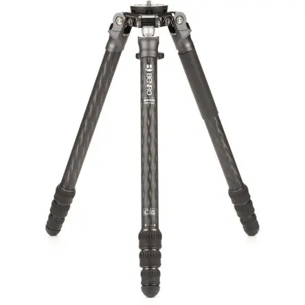Acquista Ora Trípode de Fibra de Carbono Benro Mammoth de 4 Secciones - Capacidad de Carga 39.7 lb, Altura de Tra