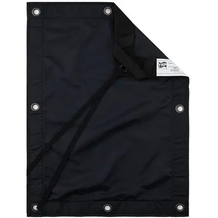Bestseller TRP WORLDWIDE Tela Polysilk (Negro, 6 x 6') - También Conocida como Seda Completa, Difusión Densa, S