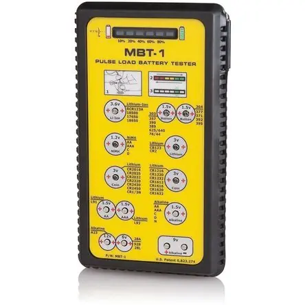 ZTS MBT-1 Probador de Baterías Múltiples: Más de 40 Tipos, Medición Bajo Carga, Controlado por Micro Economico
