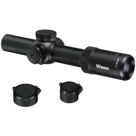 Migliore Qualità Vixen Optics 1-8x28 Riflescope (Retícula Mil-Dot) - Retícula Iluminada, 1ª Focal, 109' de Campo de V