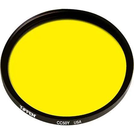 Tiffen 125mm Coarse Thread CC50Y Yellow Filter Popolare